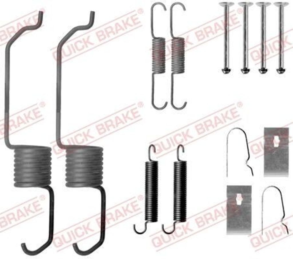 QUICK BRAKE Zubehörsatz Bremsbacken Zubehörsatz Bremsbacken 105-0798 Hinten für FORD MAVERICK