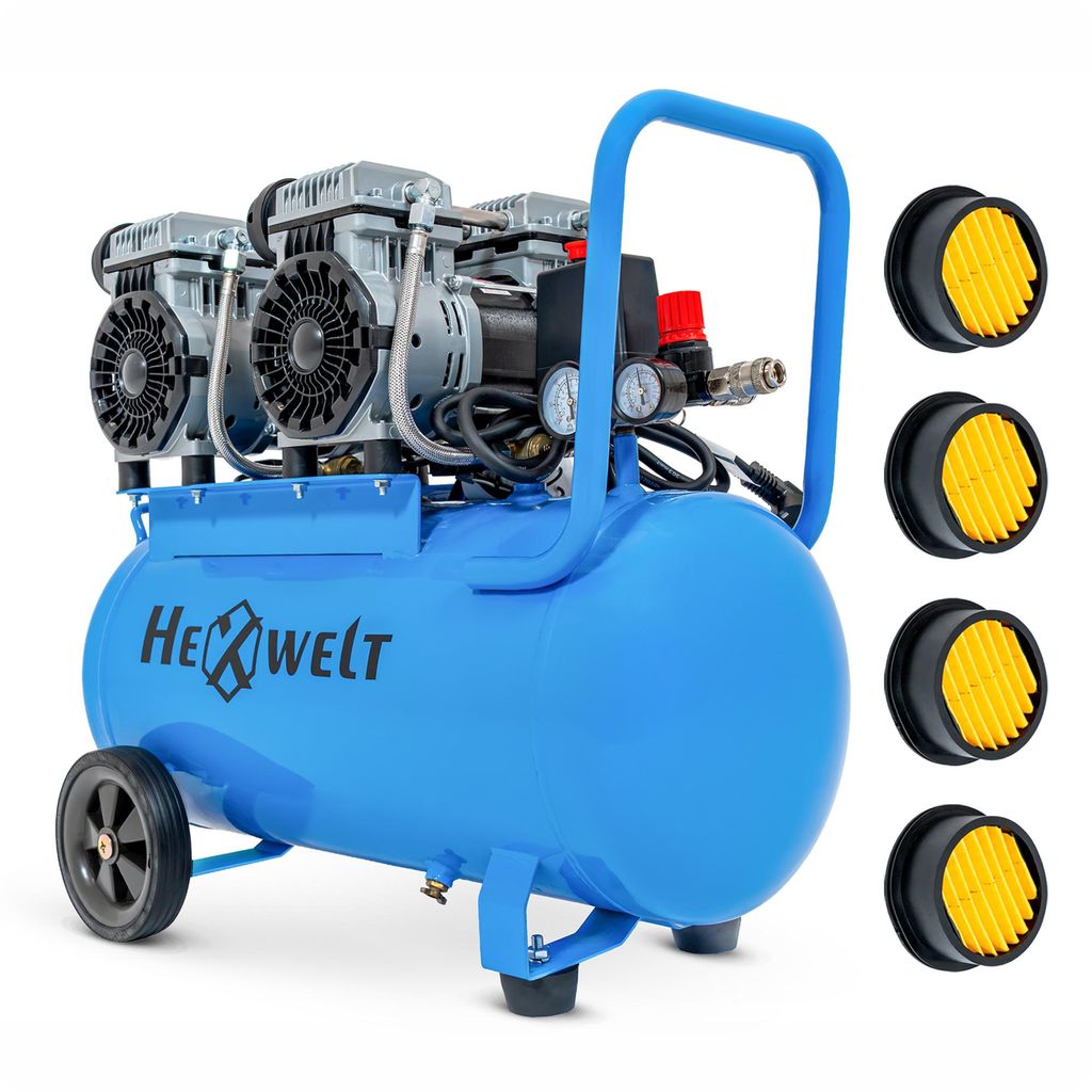Kompresor Bezolejowy Hw – 4 Tłoki | 380 L/Min | 50 L | 8 Zdjęcie produktu 