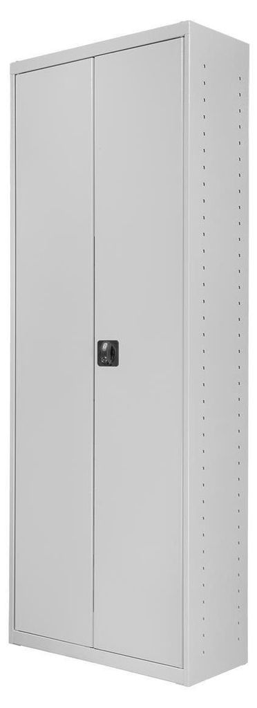 ADB Stahlschrank 40833 lichtgrau 71,0 x 30,0 x 195,0 cm, aufgebaut