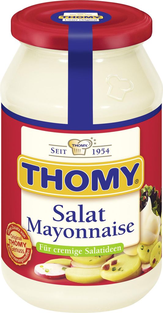 Thomy Salat Mayonnaise cremig mit reinem Sonnenblumenöl Produktbild 2