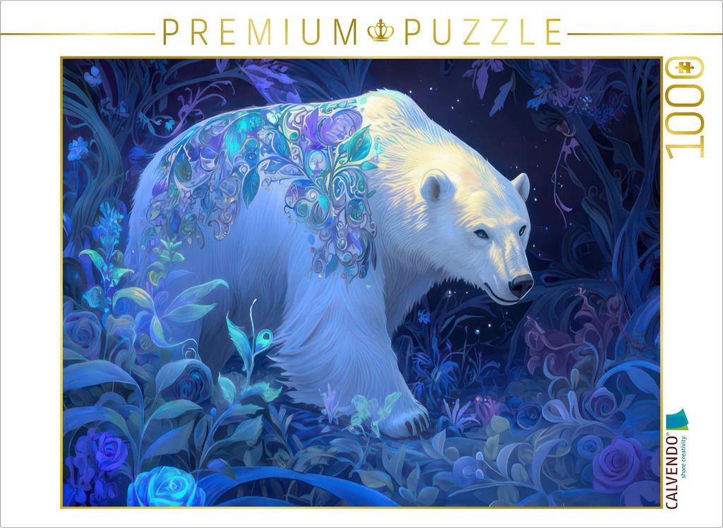 CALVENDO Puzzle Jugendstil meets Fairytale World | 1000 Teile Lege-Größe 64x48cm Foto-Puzzle für glückliche Stunden
