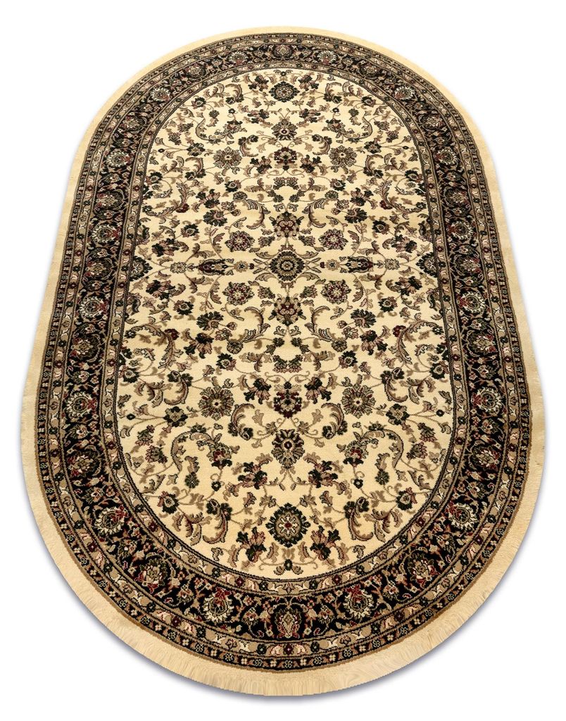 Alfombra ROYAL ADR oval modelo 1745 caramelo beige 150x250 Imagen del producto 