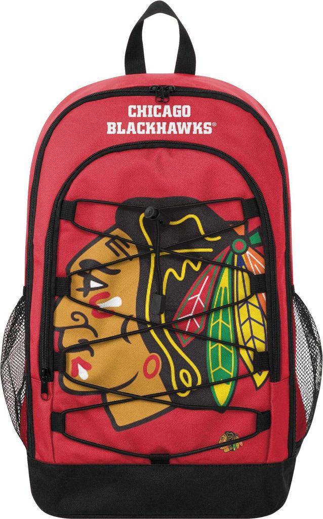 FOCO NHL Big Logo Bungee Backpack Team Chicago Blackhawks Produktbild 1