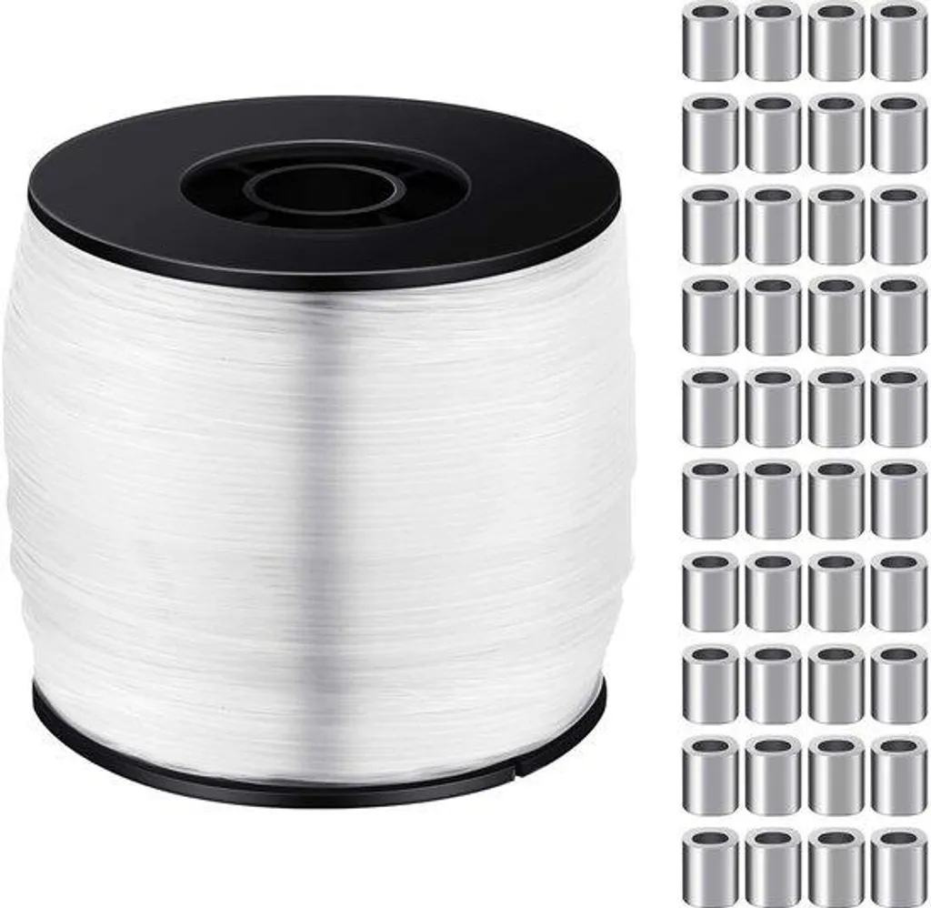 Fil de suspension robuste anti-affaissement pour cadres et lampes 100lb