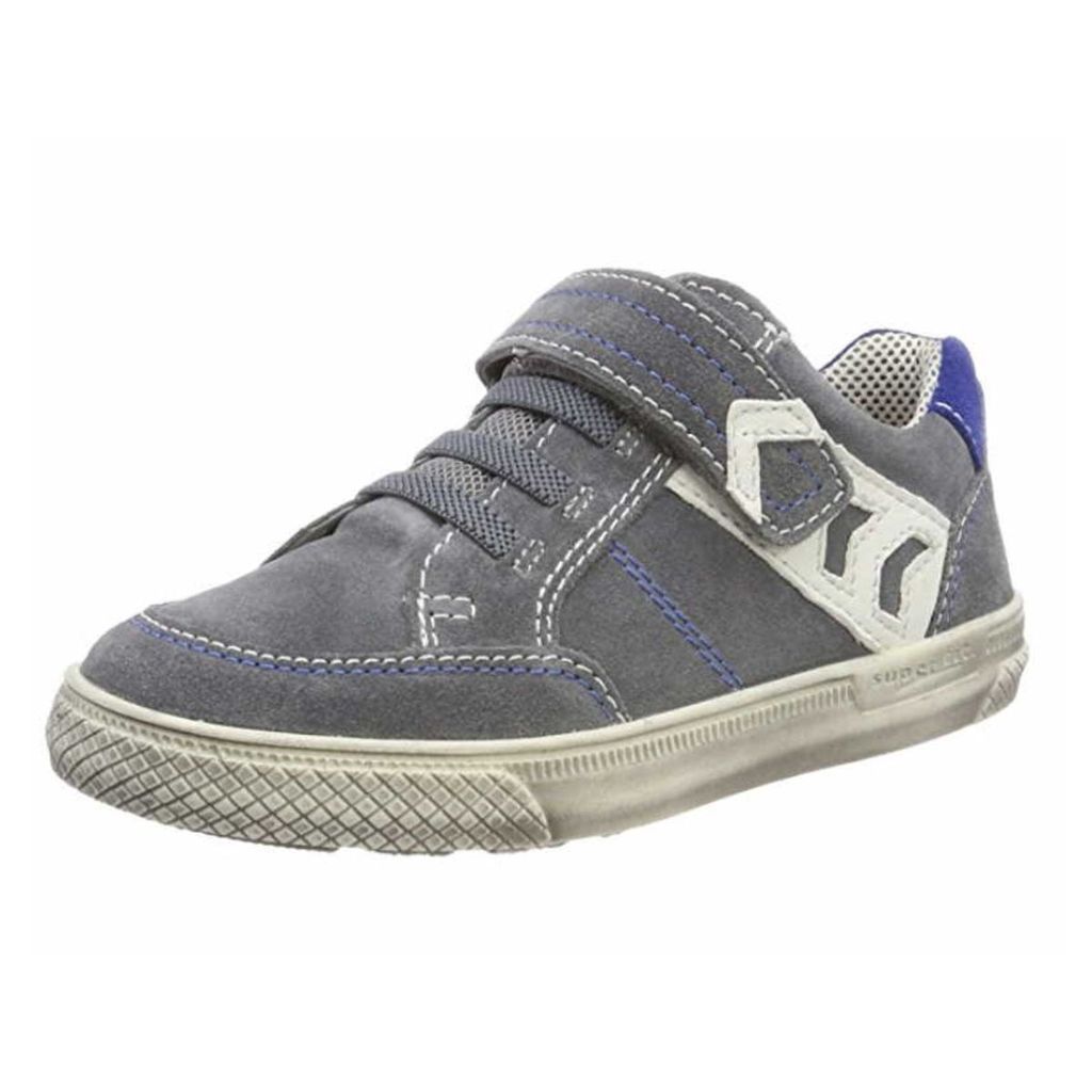 SUPERFIT Leder Boots Sneaker Slow-Top grau EUR 32