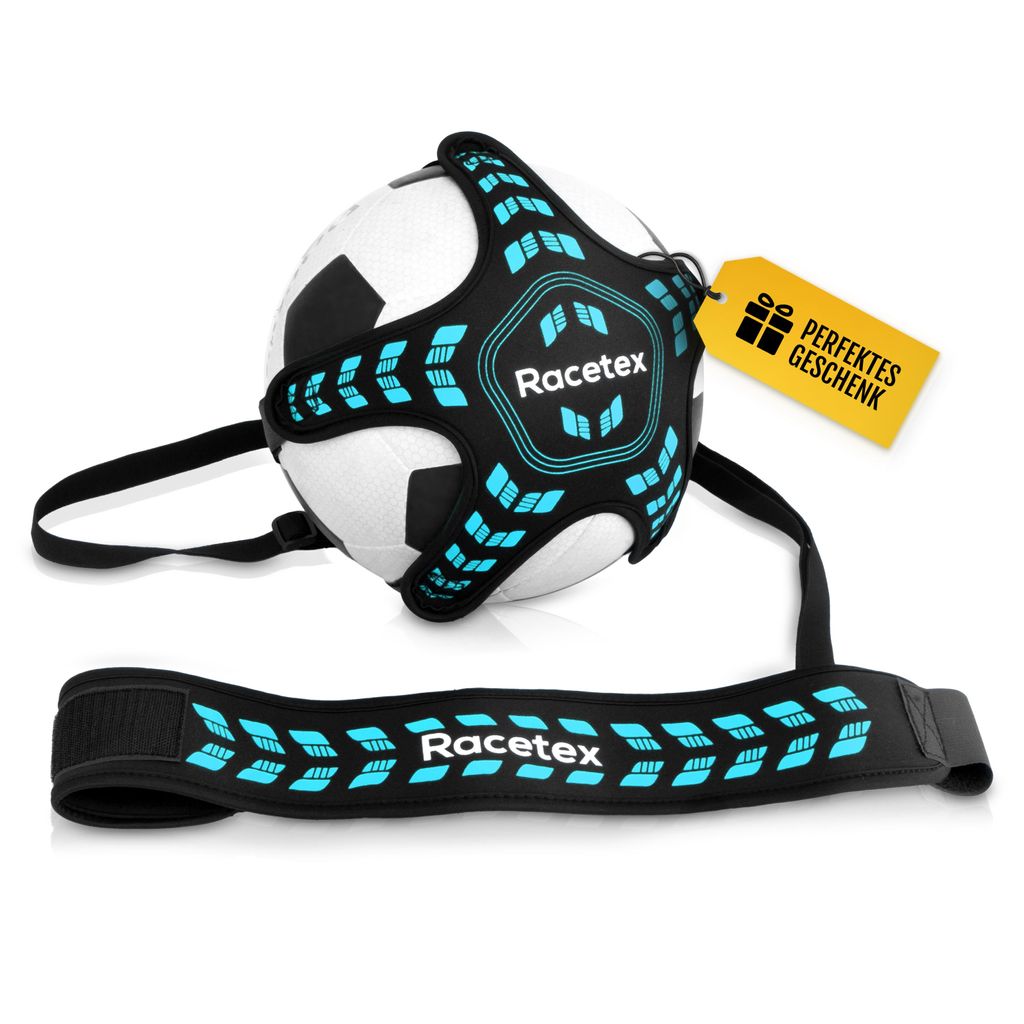 Racetex Fussballtrainer mit Schnur [EINSTELLBARE LÄNGE] - Produktbild 
