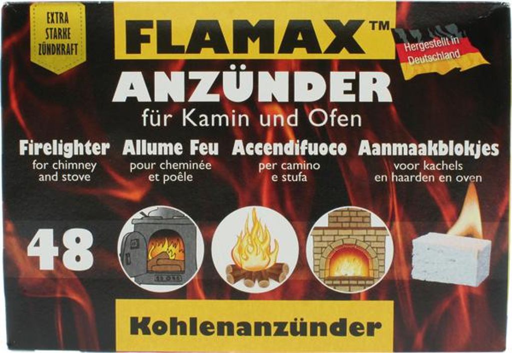 Tuhý podpalač FLAMAX 48 kociek Obrázok produktu 