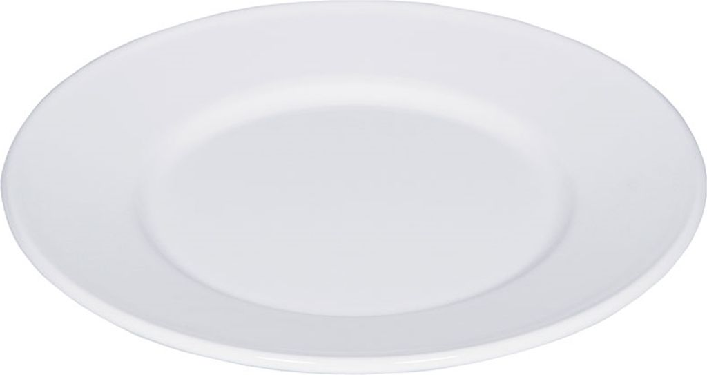 Riess Teller flach Ø21cm Emaille Classic Weiss