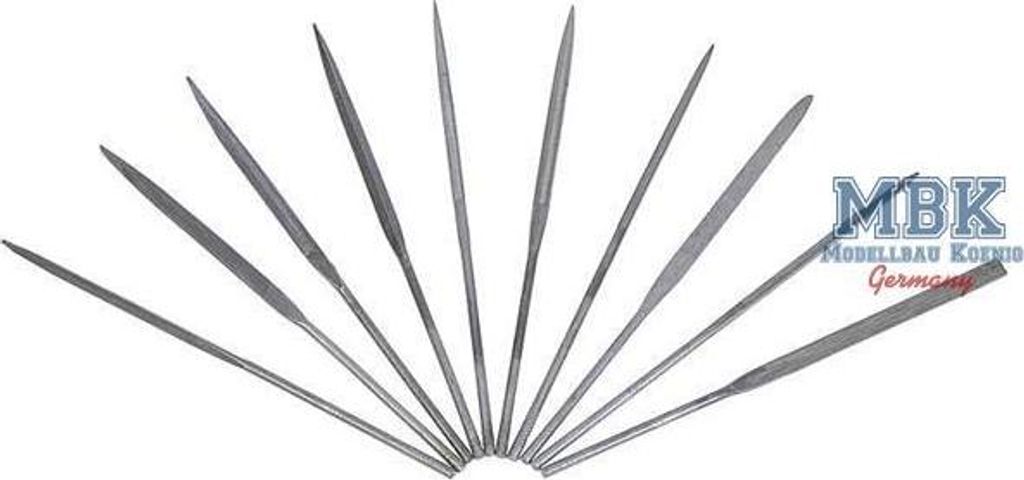 FALLER fa170525 Nadelfeilensatz 10x / Needle files set 10 pieces
