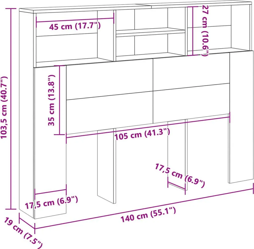 Tête de lit gain de place pour optimiser le rangement du studio - 8