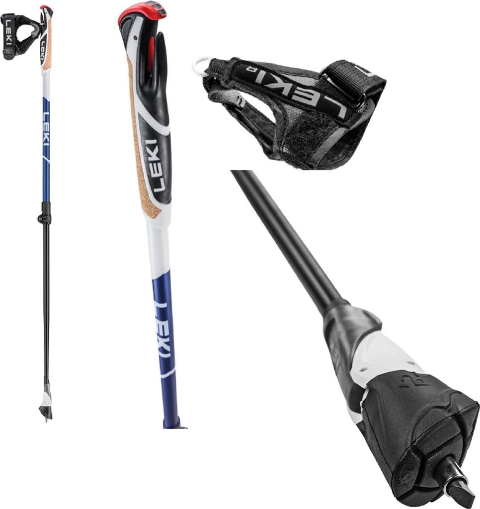 Leki Smart Supreme Nordic Walking Stöcke 100 - 130 cm 1 Paar 65325421