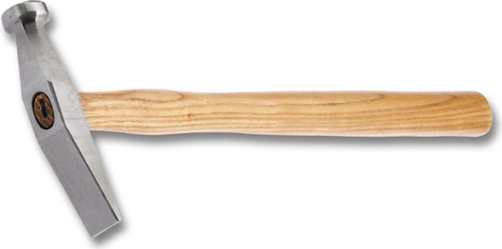 SELVA Bretthammer, poliert, mit Eschenstiel und flacher Finne, Länge: 260 mm