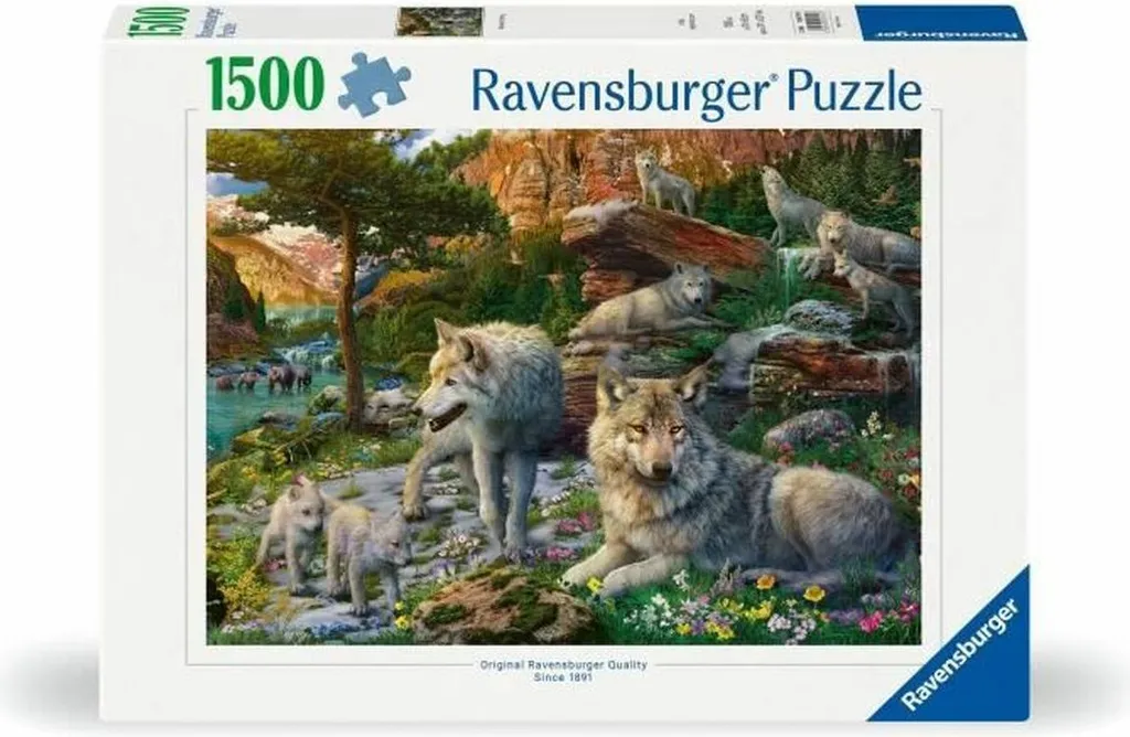 Puzzle détente Ravensburger Wolves in Spring idéal pour soirée calme