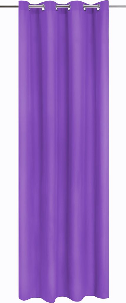 Matné závesy 145x250 cm záves s prieduchmi - Tmavo fialová Obrázok produktu 