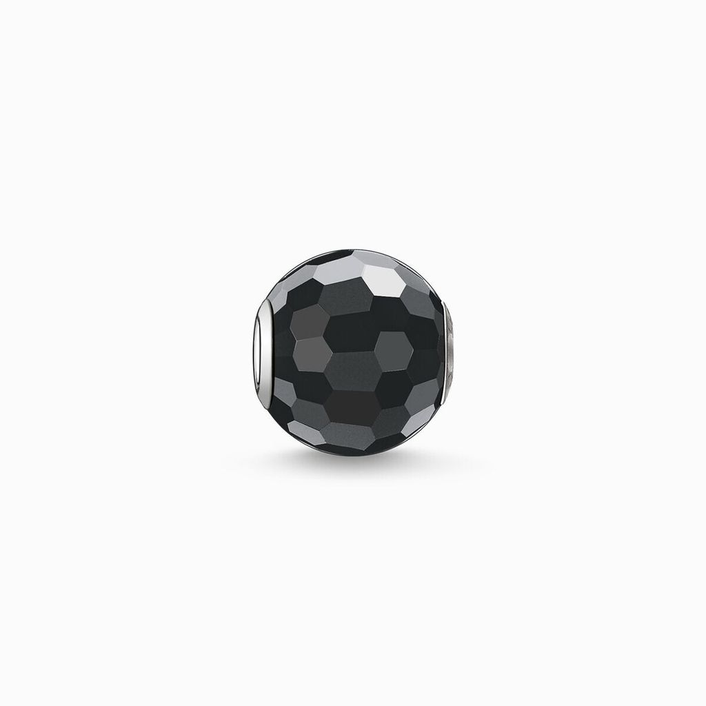 Thomas Sabo - K0003-023-11 - Bead - Uni - 925er Silber - Obsidian facettiert