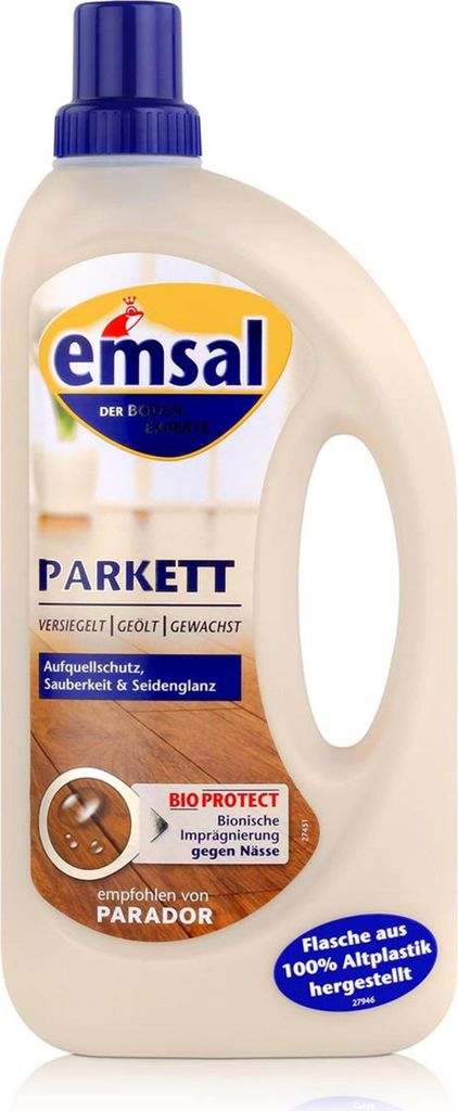 emsal Boden-Pflege Parkett 1 Liter mit Bioprotect Imprägnierung