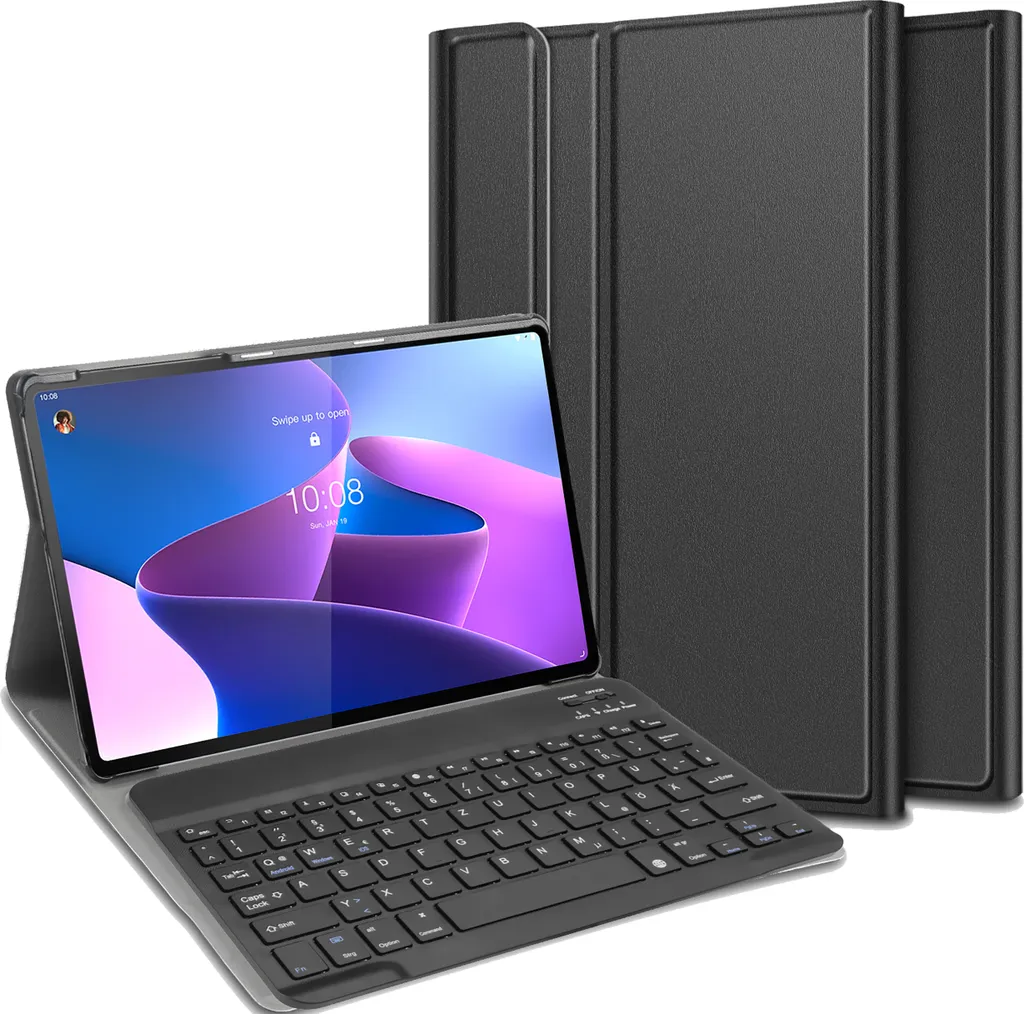 Étui Clavier Bluetooth pour Lenovo Tab P12 Pro - Protection Complète