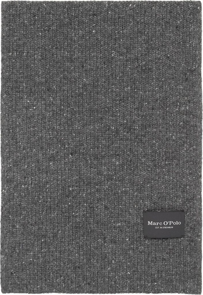 Marc O'Polo Schal Knitted Scarf Graphite Grey Melange anthrazit