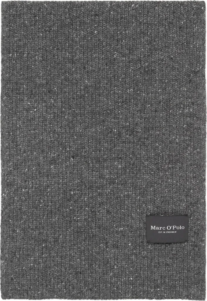 Marc O'Polo Knitted Scarf Antracite | Sciarpa Lana Graphite Grey Melange