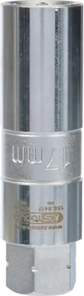 Douille mâle 17 mm pour blocage et contre-support de châssis auto