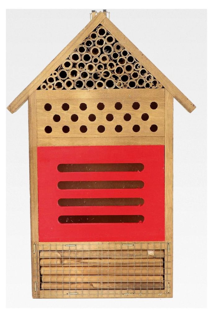 Zubehör für Wildvögel und Wildtiere - Holz Bug Hotel und Schutzhütte für den Garten
