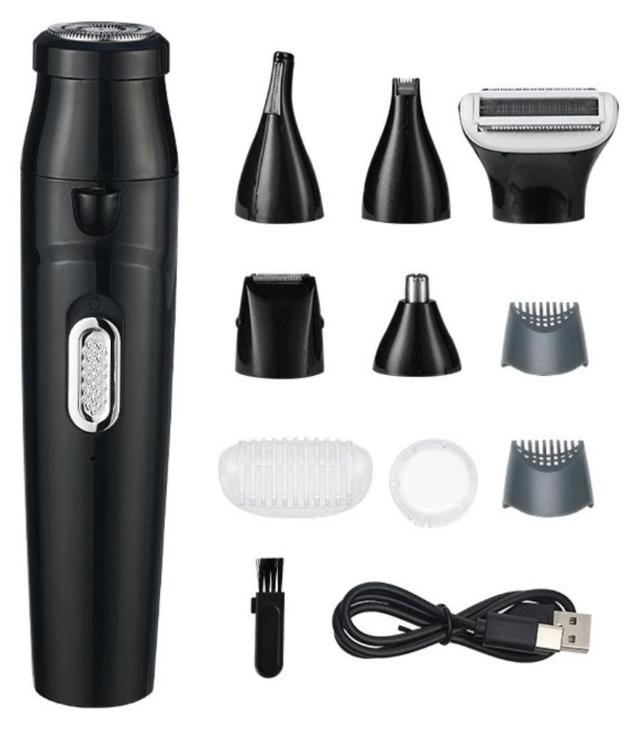 INF Multi-Trimmer ABS 13.5x3.3x3.5cm für Gesicht, Nase, Körper, Intim