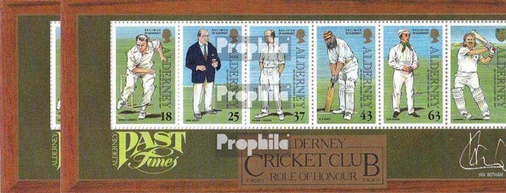Briefmarken GB - Alderney 1997 Mi 100-115 (kompl.Ausg.) Jahrgang 1997 komplett postfrisch Fauna und Flora