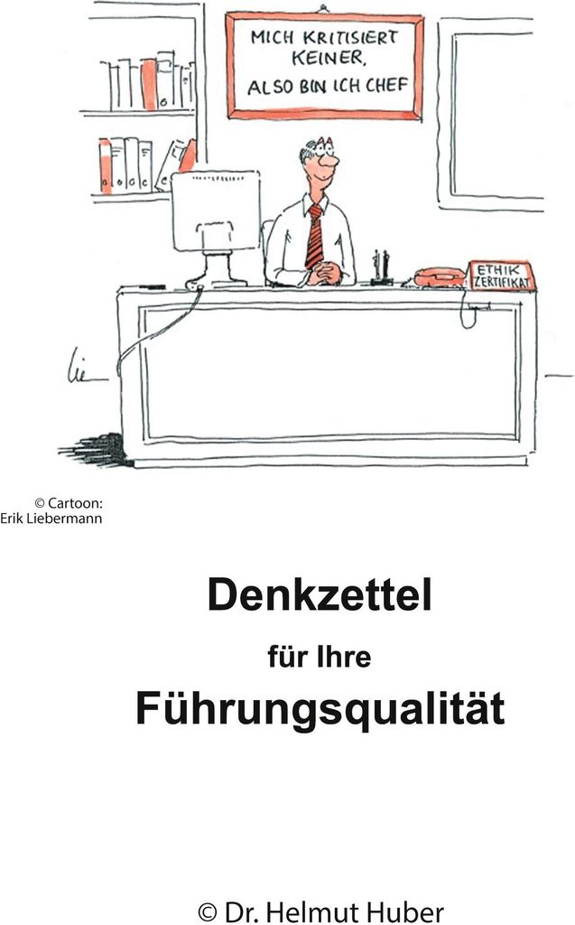 Denkzettel für Ihre Führungsqualität