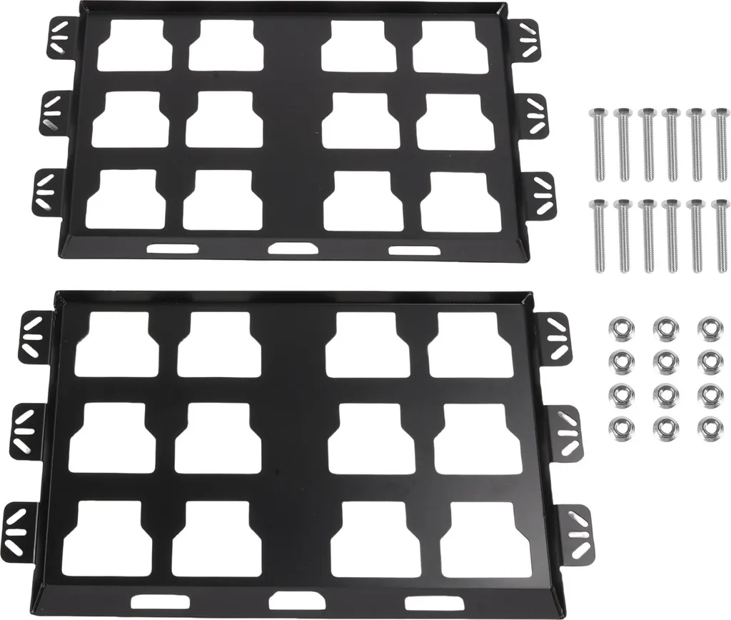 Supports de Fixation Muraux pour Boîtes à Outils Packout en Acier Noir