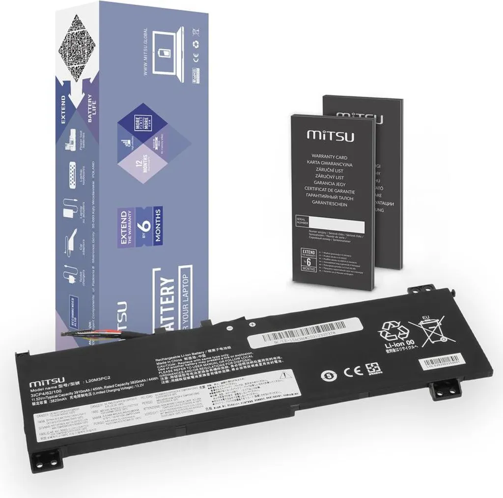 Batterie Haute Capacité L20C3PC2 pour Lenovo IdeaPad Gaming 3 15IHU6