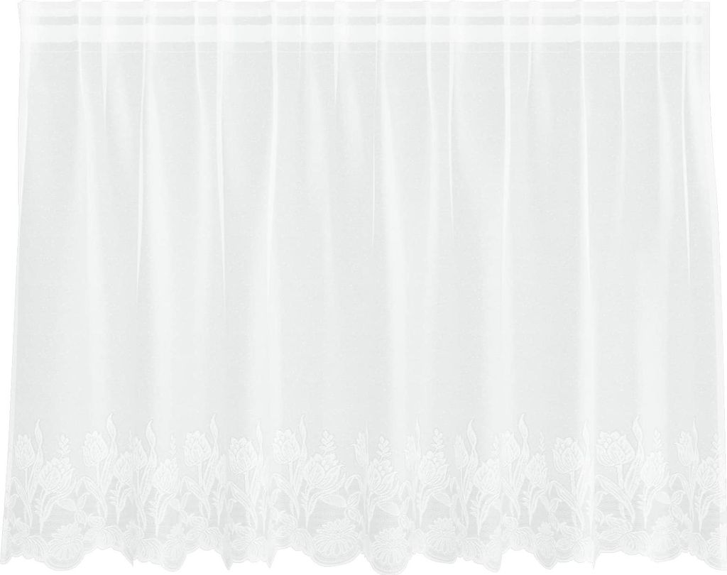 vidaXL Biely záves, 100 x 200 cm, polyester Obrázok produktu 