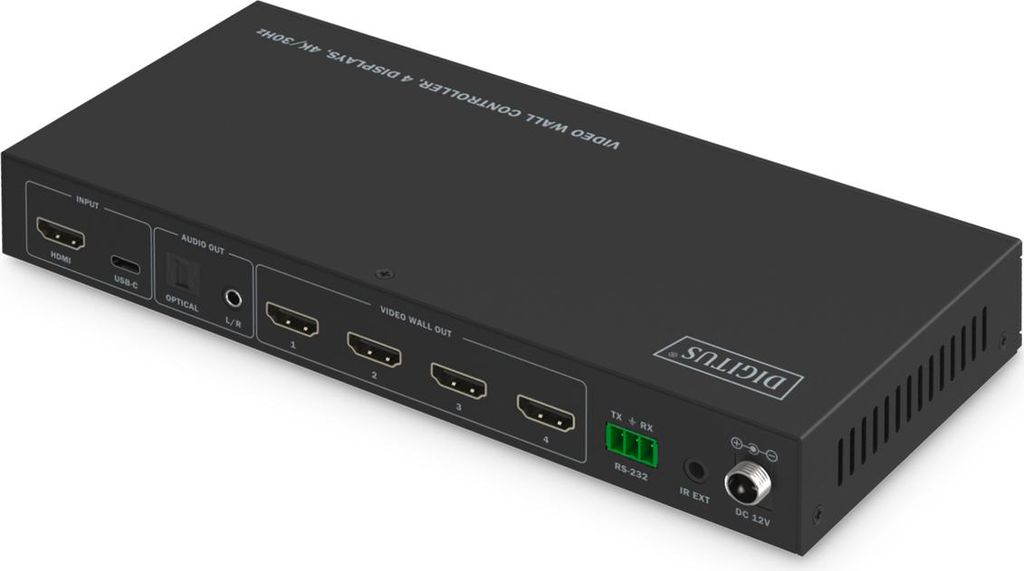 DIGITUS HDMI Video Wall Controller 4Displays 4K/30Hz