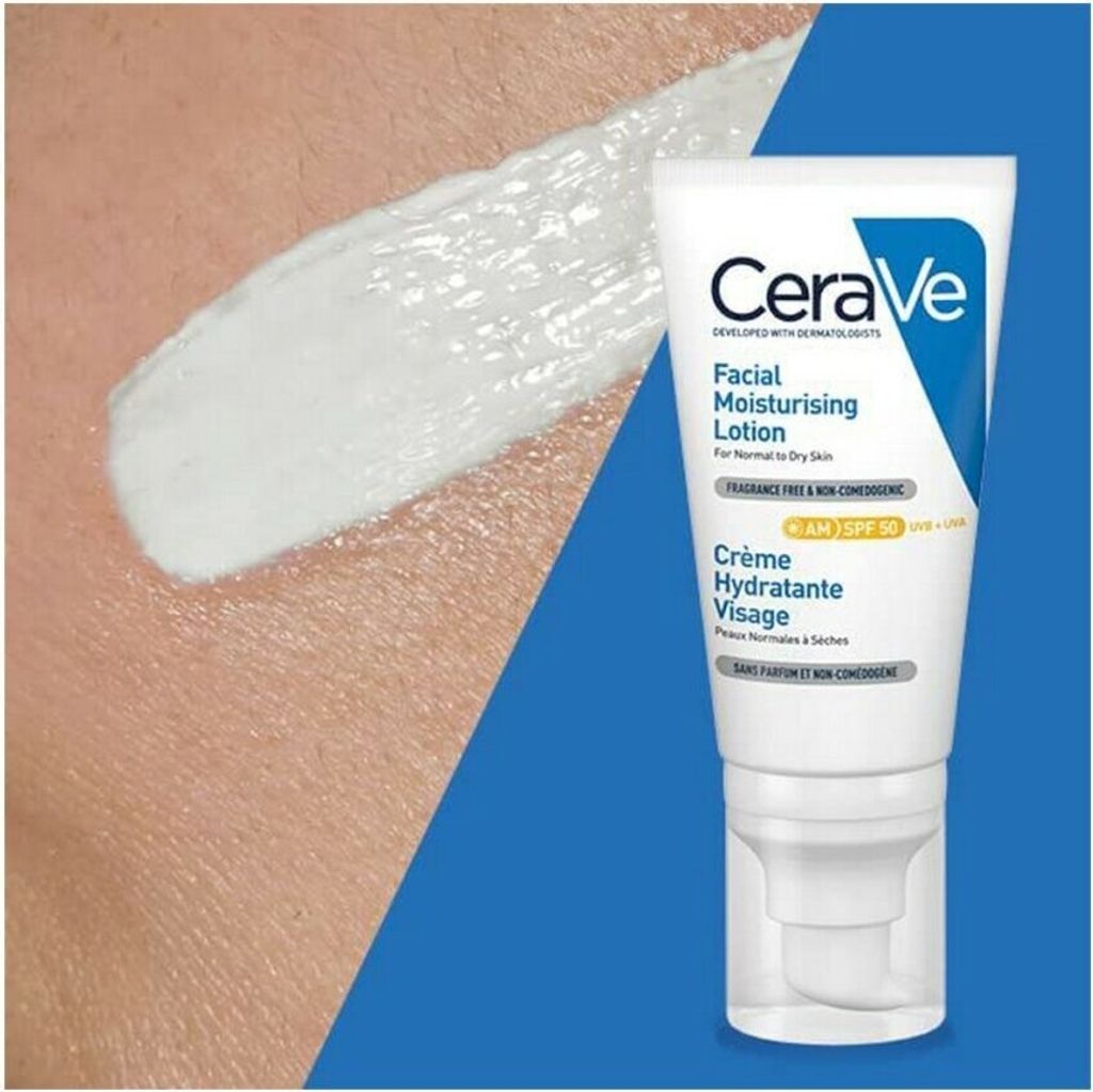 Feuchtigkeitsspendende Gesichtslotion CeraVe SPF 50 (52ml) Produktbild 8