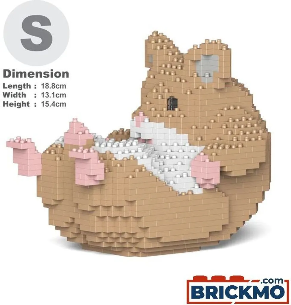 Hamster JEKCA en Briques avec Système de Vis - Modèle Robuste 04-M01