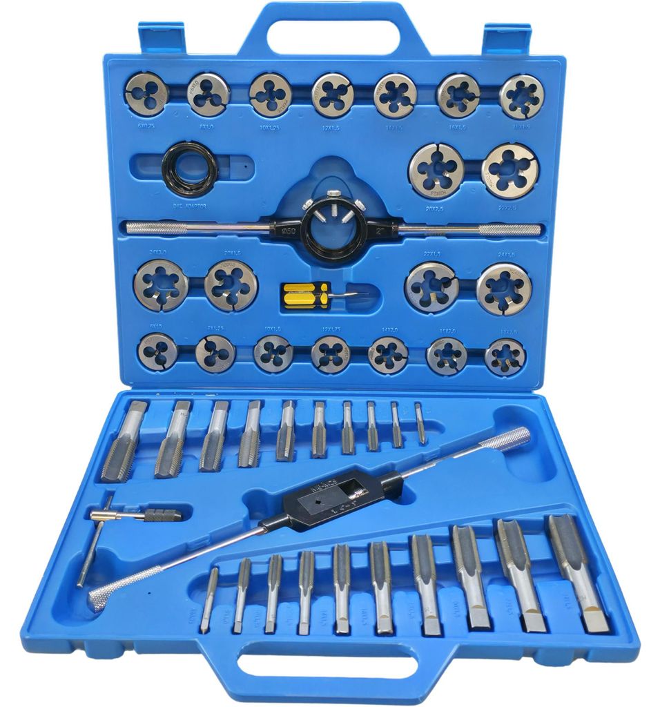 RETTER Gewindeschneid-Satz Zoll 1/4" - 1" UNC UNF 45-tlg. mit Koffer RT-G45