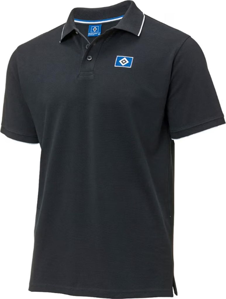 HSV Poloshirt "Logo schwarz"