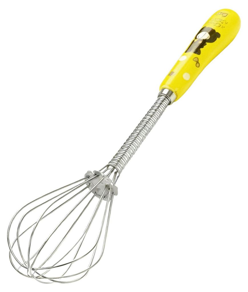 Edelstahl Schneebesen Mixer Cartoon Keramikgriff Hand Eierschläger Küchenwerkzeug (grün)