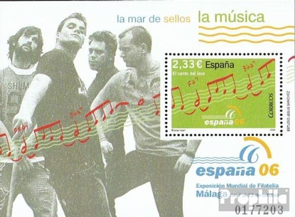 Briefmarken Spanien 2006 Mi Block155 postfrisch Briefmarkenausstellung