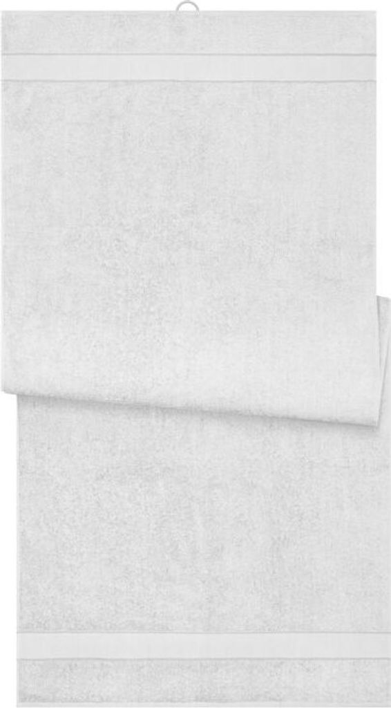 Sauna Sheet Saunatuch im modischen Desgin white, Gr. one size