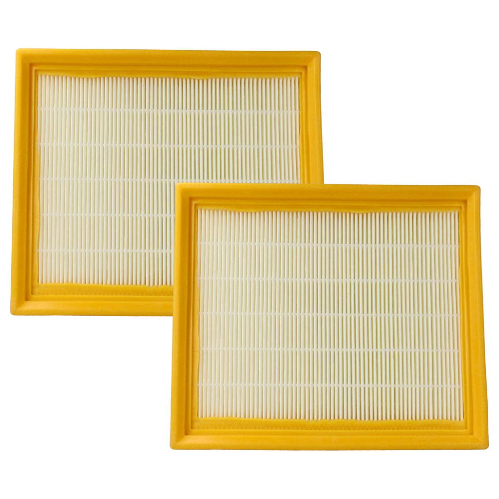 vhbw Staubsaugerfilter kompatibel mit Lidl Parkside Performance PPWD 30 B2 Staubsauger - HEPA-Filter Gelb Weiß