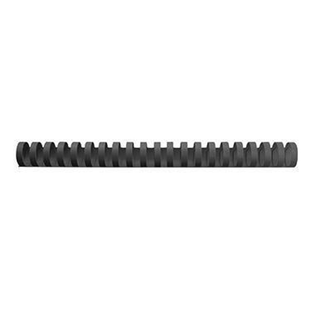 GBC CombBind Plastikbinderücken, schwarz, 19mm (100), Produktbild 
