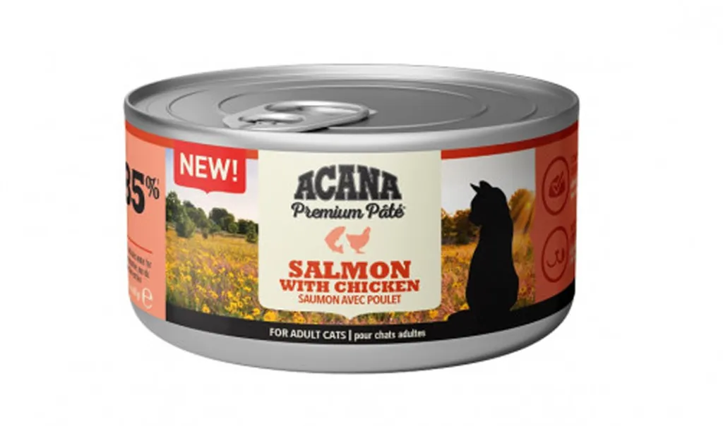 Nourriture Humide pour Chat ACANA au Saumon et Poulet Frais en Boîte