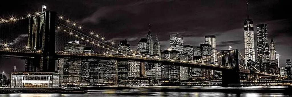 Affiche de porte New York par Assaf Frank avec fixations tesa incluses
