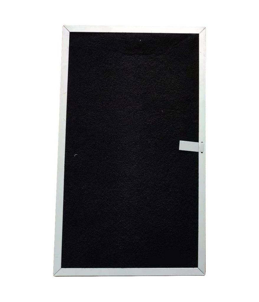 Yuna Kohlefilter KAF1. 18.20 cm Aktivkohlefilter Dunstabzugshaube für Umluftbetrieb Schwarz Geruchsfilter