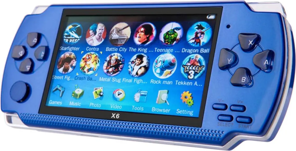 Console Giochi Portatile TechKidz Blu 4.3" - Emulatori e Video per Bambini - 3