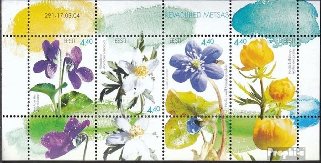 Briefmarken Estland 2004 Mi Block21 (kompl.Ausg.) Produktbild 