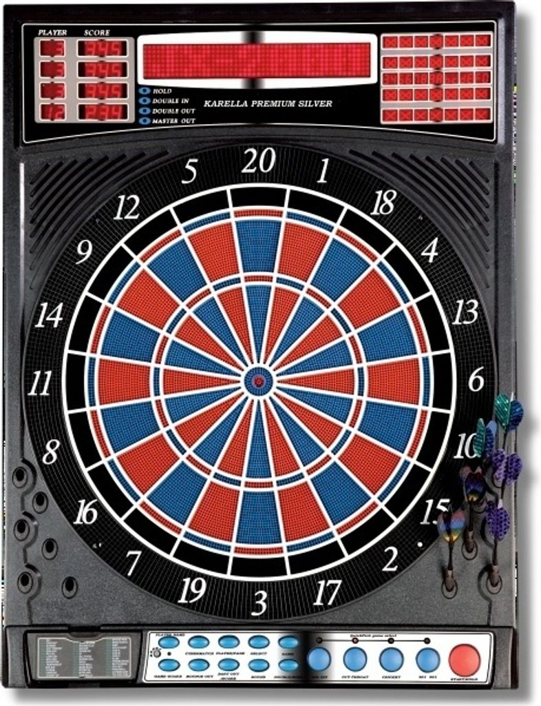 Karella - Premium Silver - Elektronische Dartscheibe Produktbild 