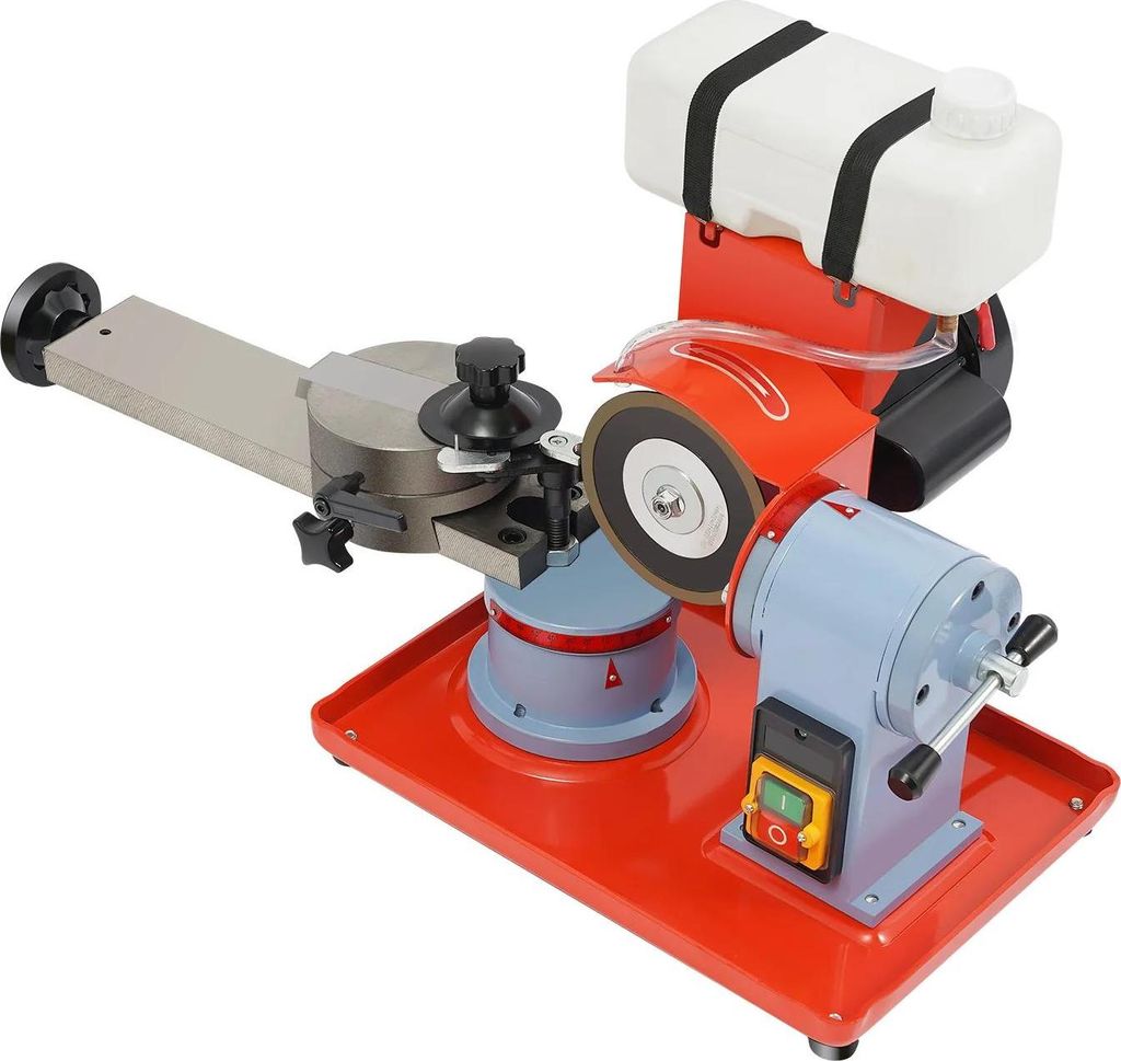 Elektrischer Sägeblatt-Schärfer - Schleifmaschine für Holz - Leistung 250 W - Drehzahl 2800 U/min - Verstellbarer Winkel - Präzisionsschliff - ...