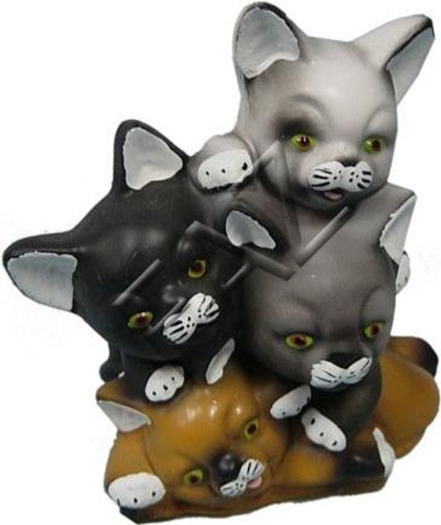 Design Katzen Figur Garten Statue Skulptur Figuren Skulpturen Dekoration Neu