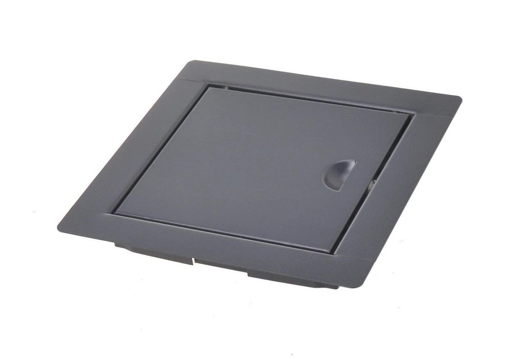 Revisionstür Revisionsklappe trockenbau Serviceklappe Schnappverschluß Anthrazit 25x25cm